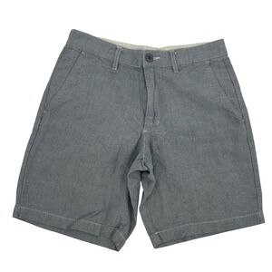 RVCA Shorts Men's 30 Bluish Gray Flat‎ Front Casual Walk
